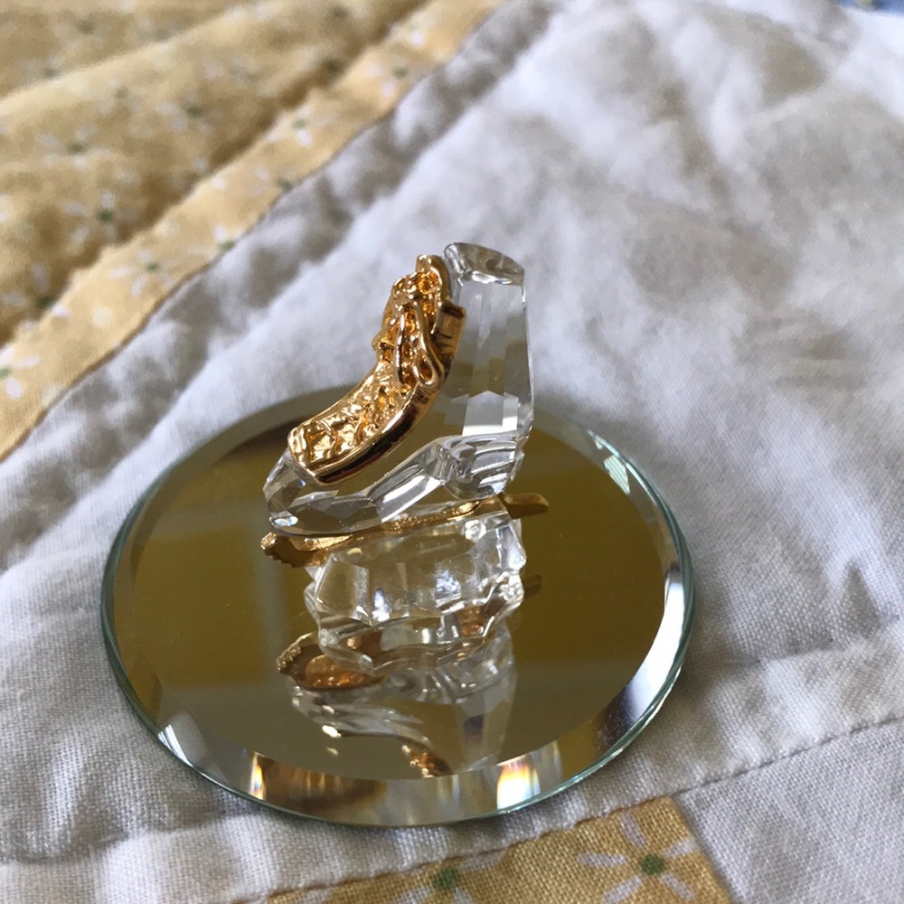 Swarovski crystal ice skate